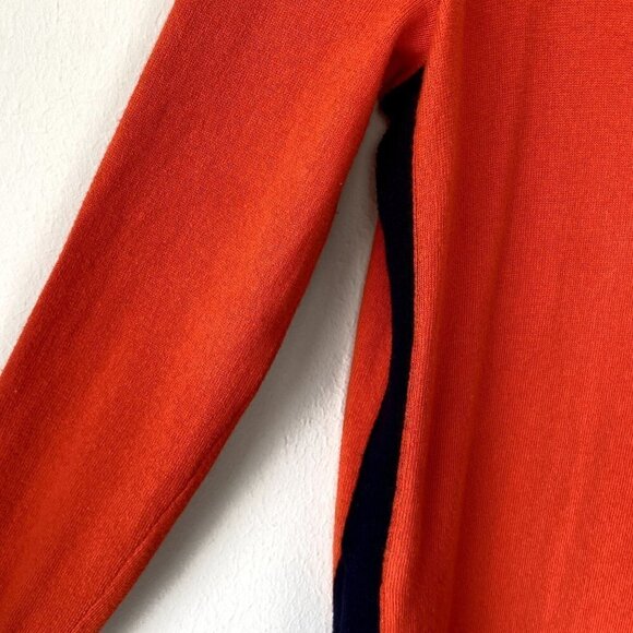 Boden Logan Pullover Wool Sweater Orange S - Picture 4 of 10